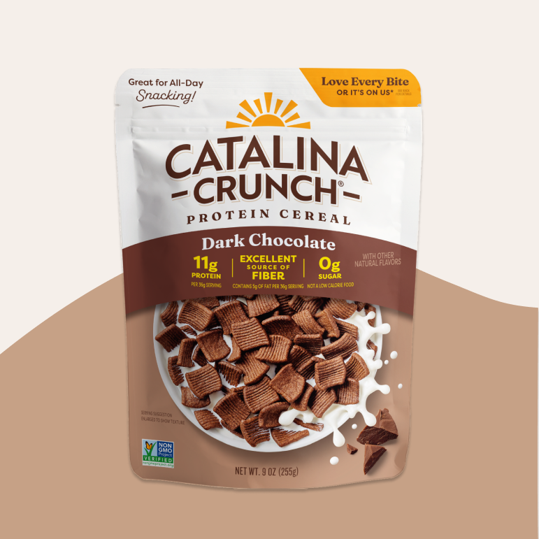 Catalina Crunch Cereal Proteico — Chocolate Oscuro